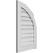 Ekena Millwork Quarter Round Top Right Surface Mount PVC Gable Vent w/ 3-1/2"W x 1"P Standard Frame, 20"W x 32"H GVPQR20X3201SN - alternate 2